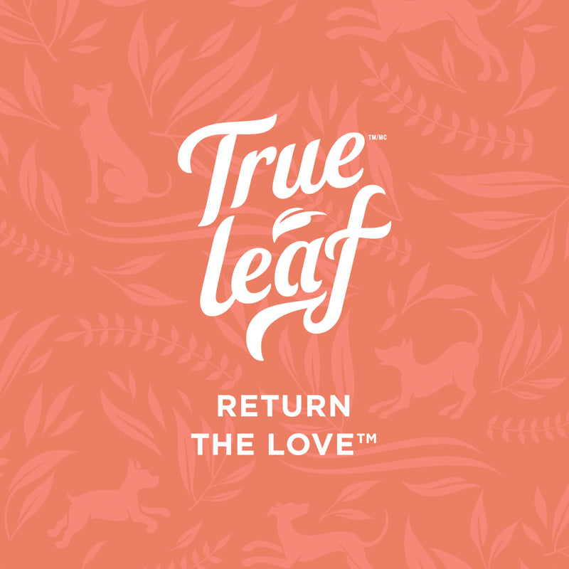 Trueleaf logo with text "Return the Love" underneath